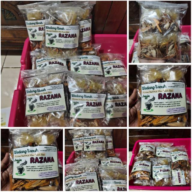 

SPECIAL WEDANG UWUH jahe kering. Khas Jogja