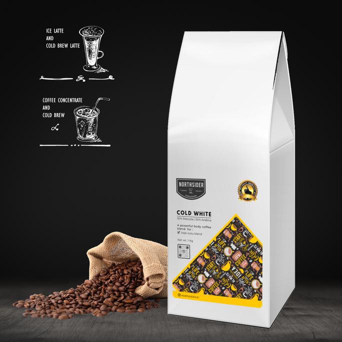 

BIJI KOPI SUSU COLD WHITE BLEND - 1KG NORTHSIDER COFFEE - BIJI KOPI