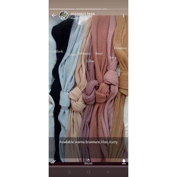 jilbab pasmina plisket ceruty murah
