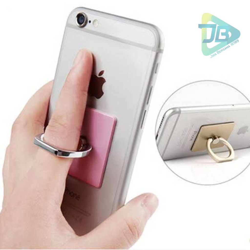 RT16 iRING RING STAND HP POLOS CINCIN PENYANGGA PEGANGAN HANDPHONE UNIVERSAL JB5232