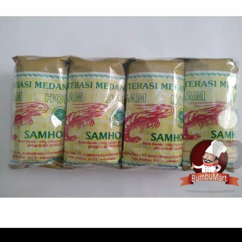 

TERASI MEDAN merk samhok 140 gr