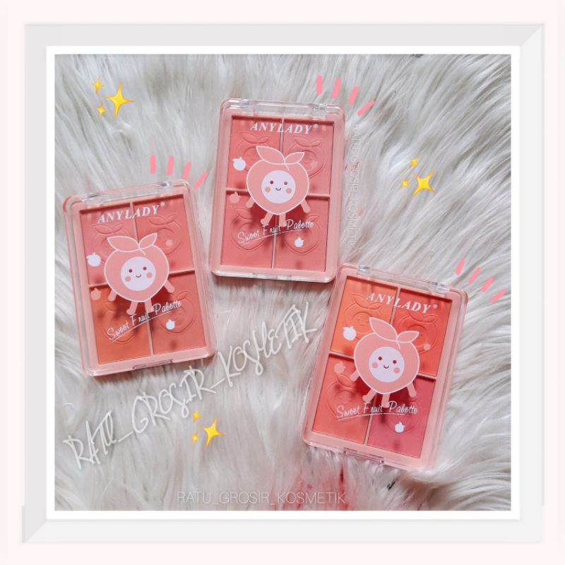 [ECER] BLUSHER SWEET ORANGE ANYLADY NO.795/SWEET FRUIT NO.795B