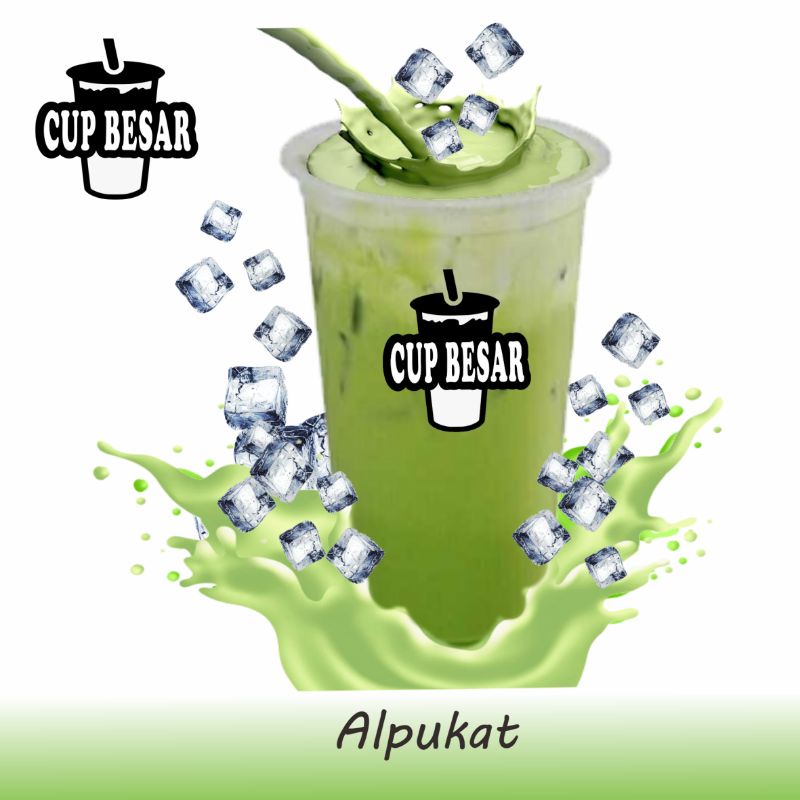 

Milkshake Alpukat Cup Jumbo 22 oz / Besar 18 oz - Minuman Aneka Rasa Buah