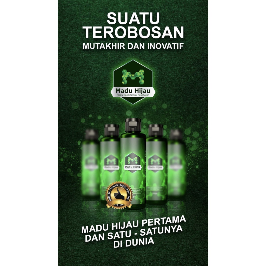 Madu Hijau 210gram - Mengatasi Sakit Maag Asam Lambung Gerd Mual Kembung Kesehatan Lambung