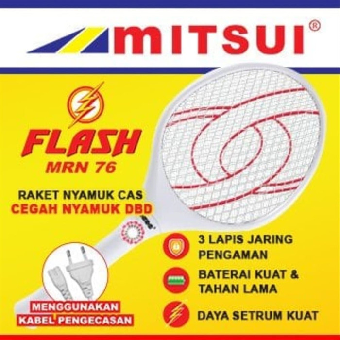 Raket Nyamuk Mitsui / Raket Nyamuk Cas / Raket Nyamuk Kabel Termurah