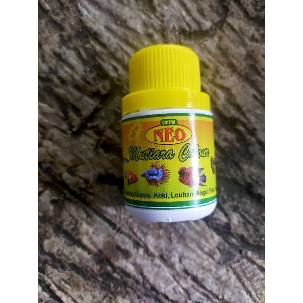 Neo mutiara color makanan ikan cupang guppy dll pakan ikan cupang Neo color pencerah warna ikan cupa