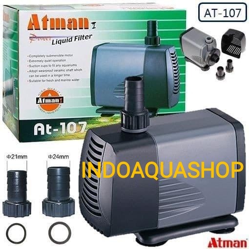 Atman At-107 Pompa Celup Air Aquarium / Kolam / Hidroponik At107