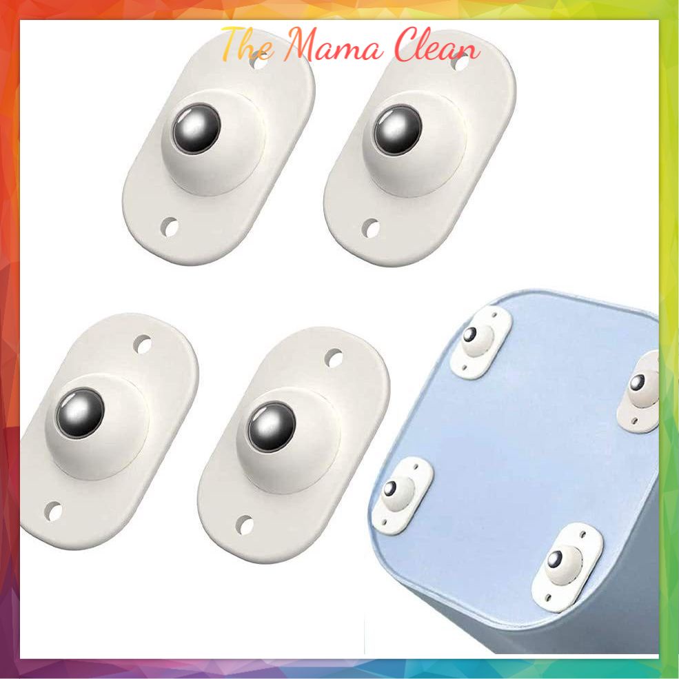 RODA TEMPEL 360 STAINLESS UNTUK JENIS BARANG FURNITURE BOX STORAGE SERBAGUNA ISI 4 PCS / RODA TEMPEL UNIVERSAL
