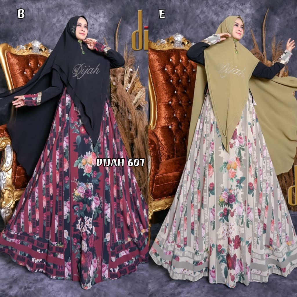 Gamis DIJAH 607  Original by DIJAH