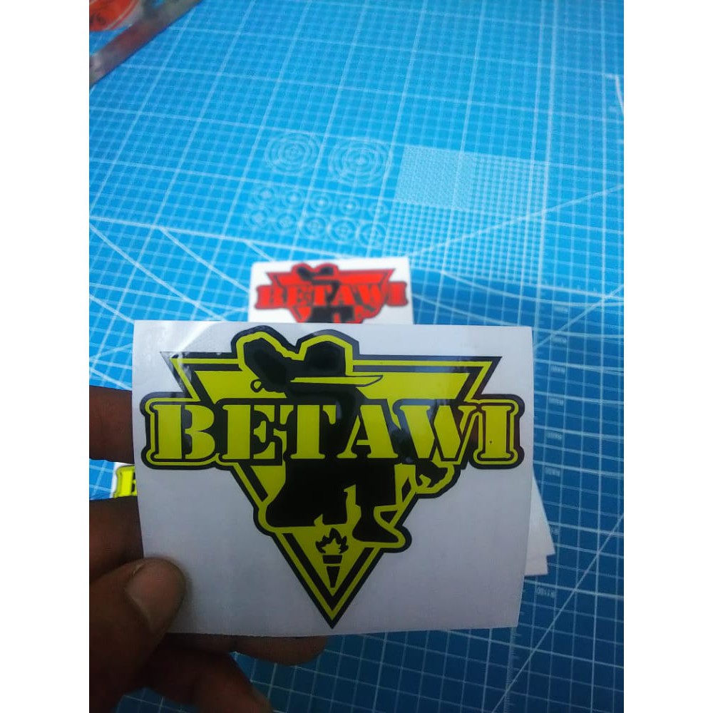 Sticker cutting betawi pitung cuting stiker murah (A31) stiker betawi