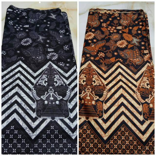 Kain batik printing murah kain batik jarik wayang zigzag bahan seragam batik harga grosir
