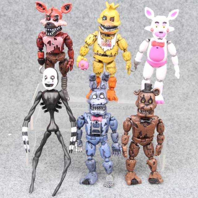 MOMBABY1 REAL Figure Set Five Night at Freddy 1 set isi 6 pcs