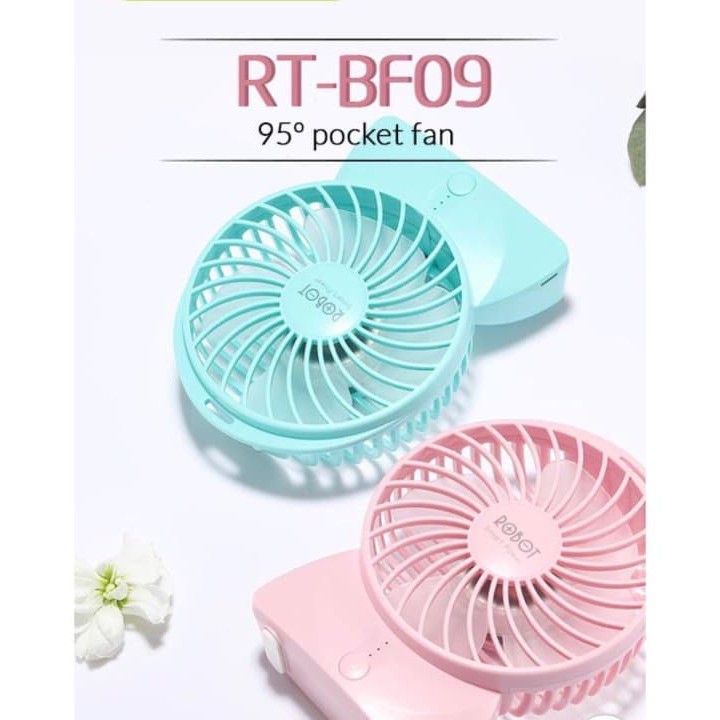 Kipas Angin Listrik Vivan Robot BF09 Portable Mini Pocket FAN RT-BF09