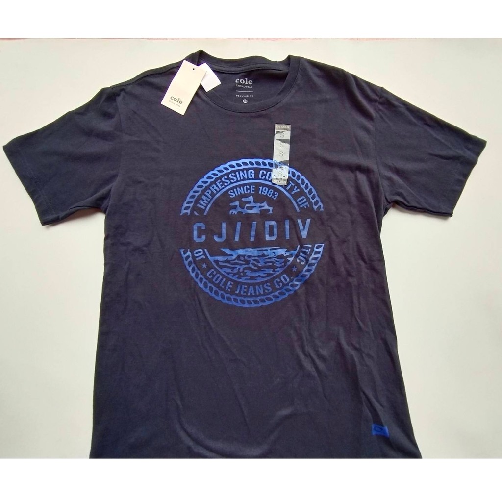 Kaos Pria COLE Casual Wear Jeans CO Lengan Pendek