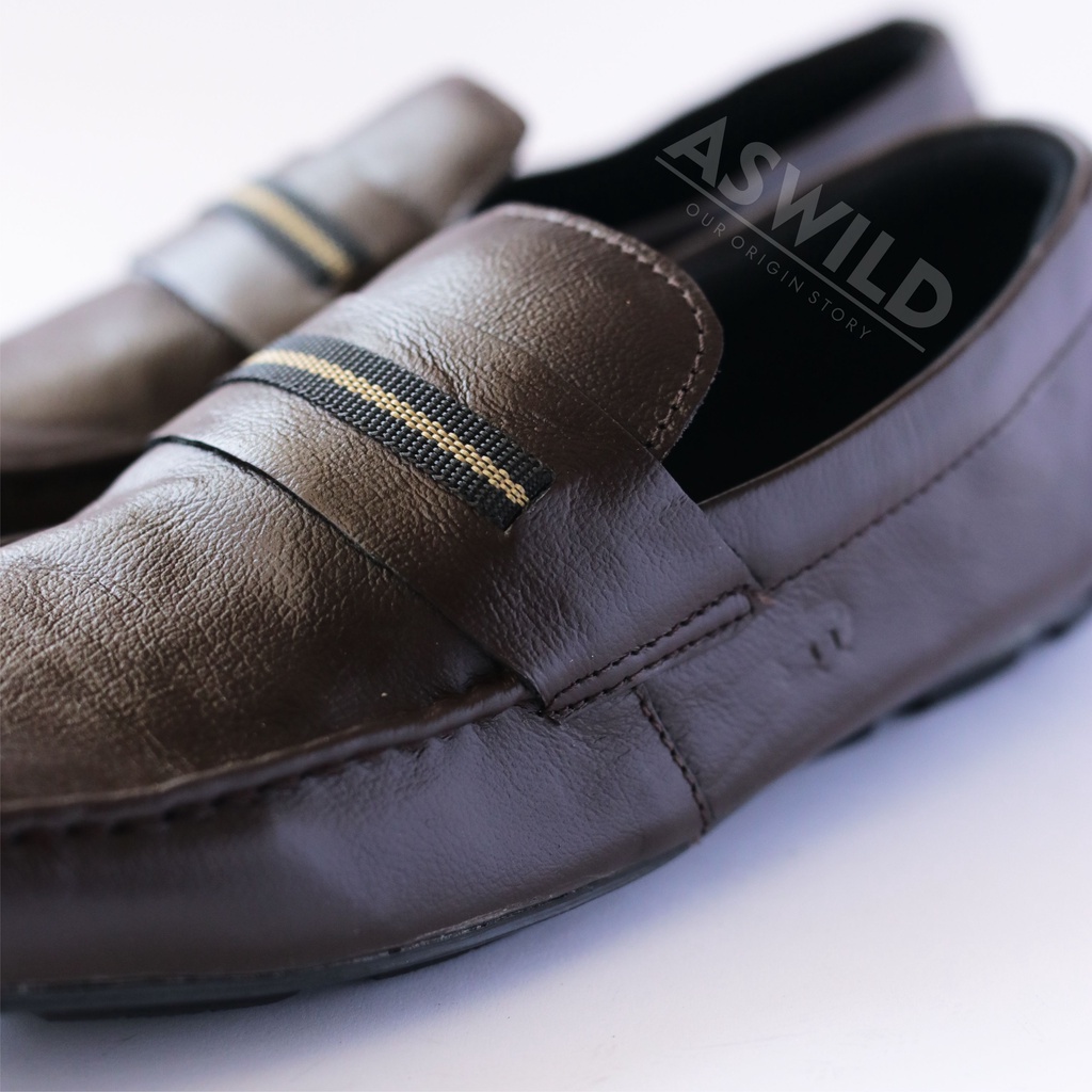 SEPATU SLIP ON PRIA KULIT / SEPATU FORMAL PRIA KULIT / SEPATU LOAFERS PRIA / SEPATU KULIT ASLI / SEPATU PRIA CASUAL