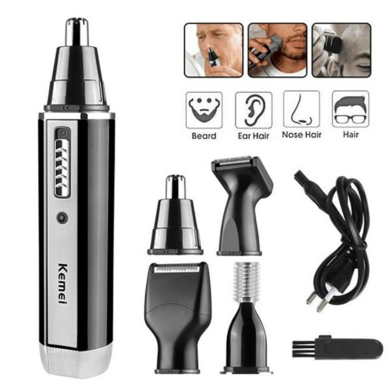 Kemei 6630 Alat cukur rambut elektik 4 in 1
