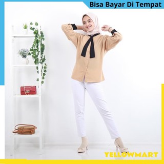  Baju  Atasan  Fashion Blouse Terbaru Murah Wanita Kekinian  