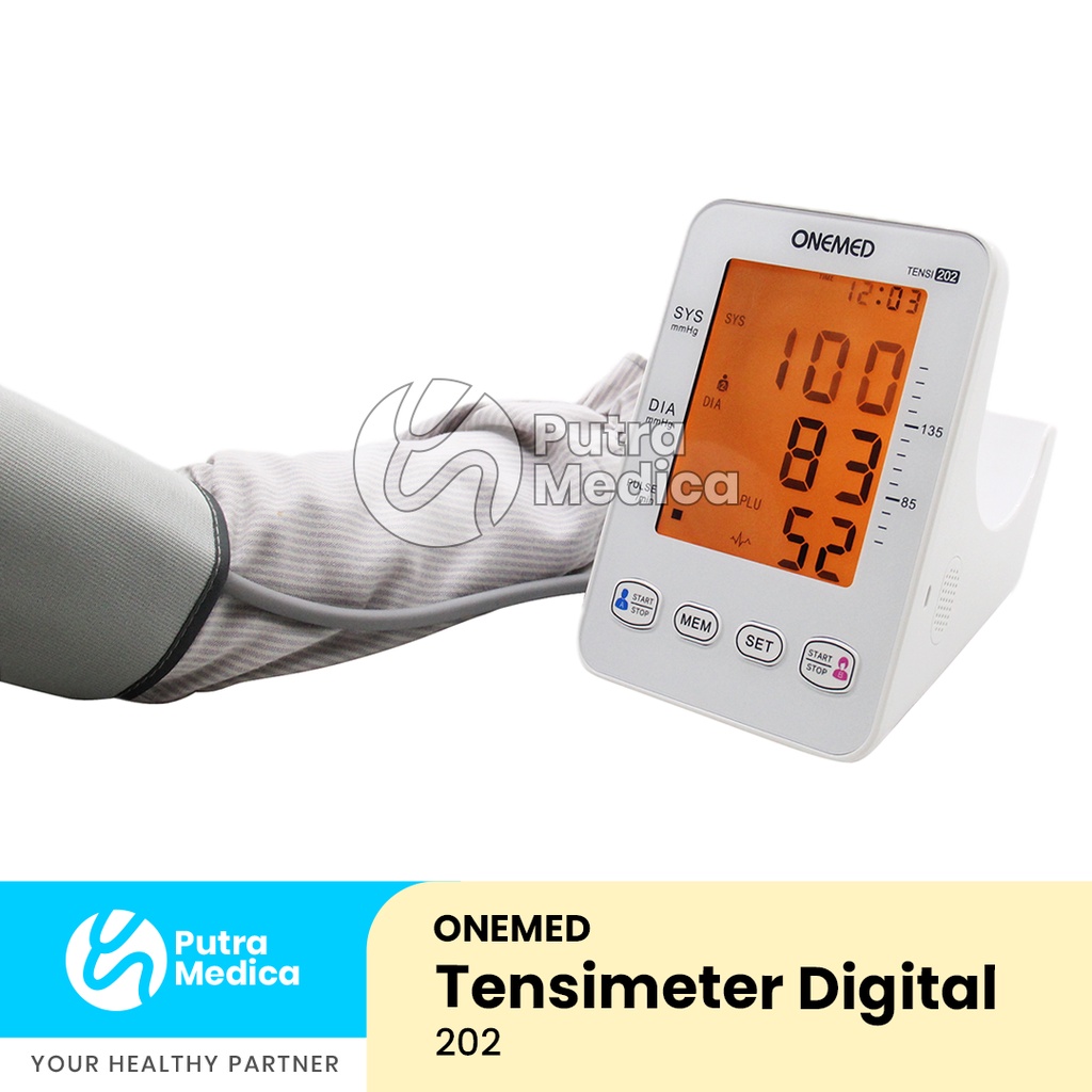 Onemed TENSI 202 / Tensimeter Digital / Alat Ukur Tekanan Darah