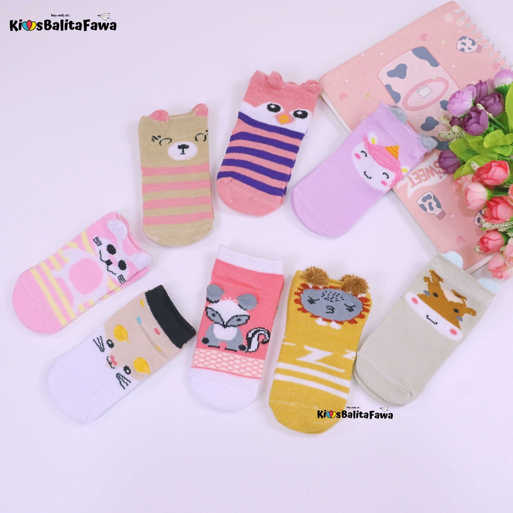 (SATUAN) ANTI SLIP Gemoy Baby Socks 0-12 Month / SNI Kaos Kaki Bayi Laki Perempuan Tebal Prewalker Kualitas Import Babycinnamon