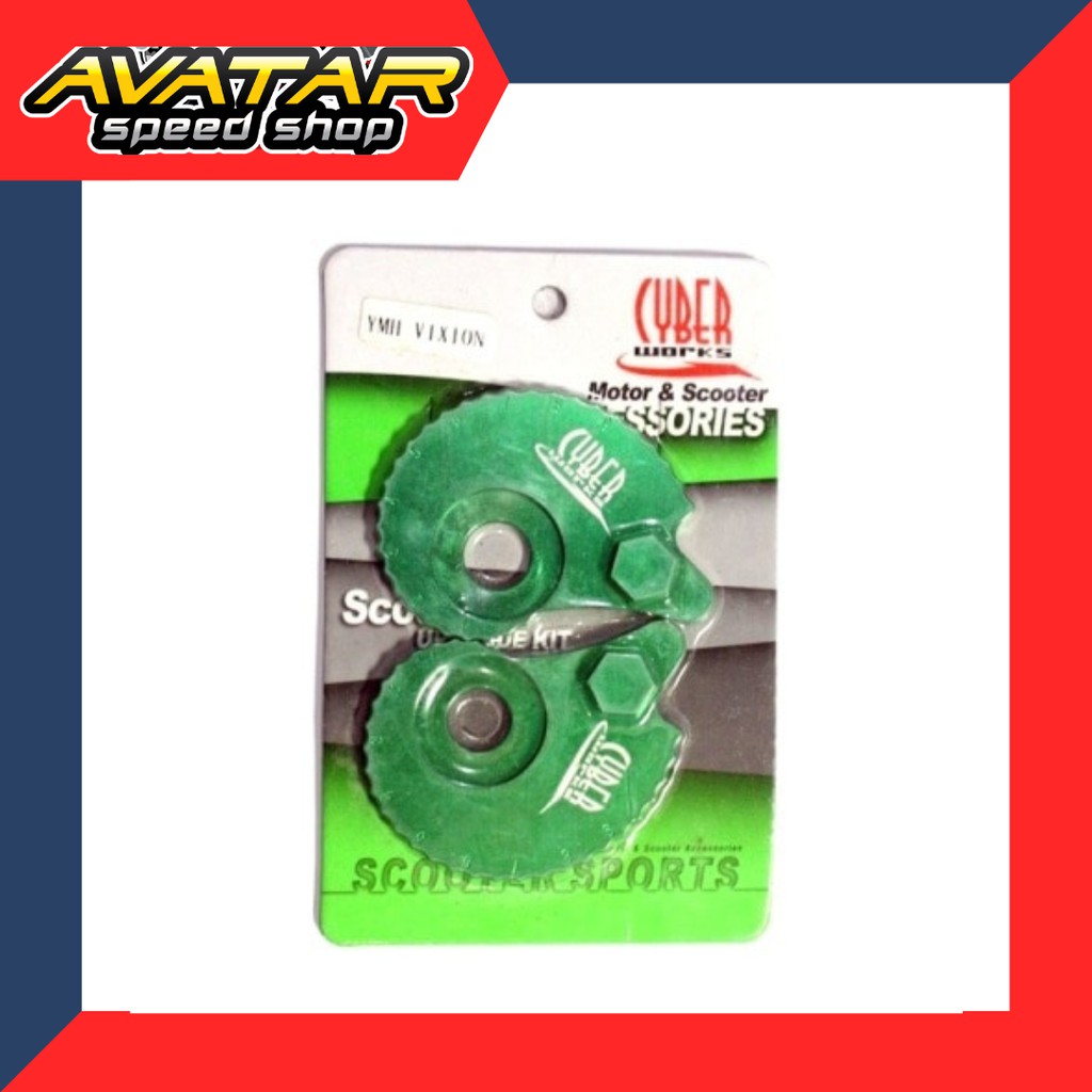 ANTING STELAN RANTAI YAMAHA VIXION GREEN
