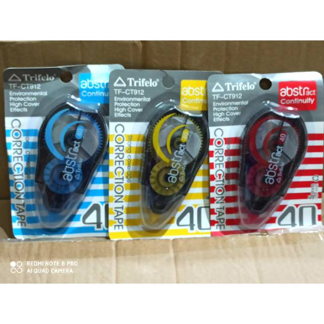 

Correction tape Trifelo 40 meter / Tip ex roll 40 meter trifelo