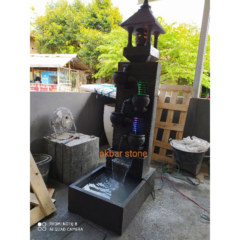 Air mancurr batu alam ,bola putar Big