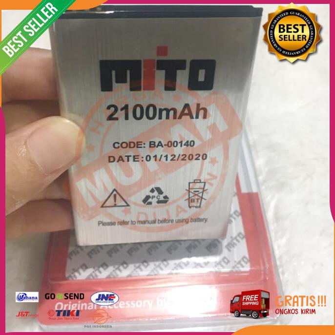 Acc Hp Baterai Mito Z1 4G Mito A37 Ba 00140 2100Mah Ori Oem Packing Mika