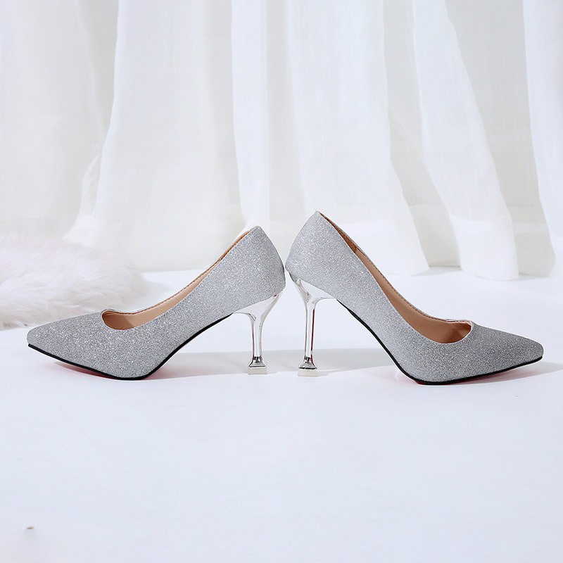 Sepatu High Heels Cewek Sepatu Kerja Hak Tinggi  Wanita Import Spatu Pesta Perempuan Formal SH-014