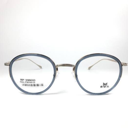 Owl eyewear blue premium transparant