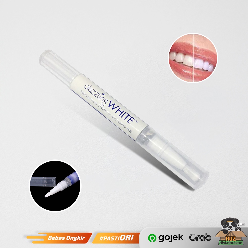 Pemutih Gigi Instant Pen Whitening Dazzling White Gigi Putih Instan