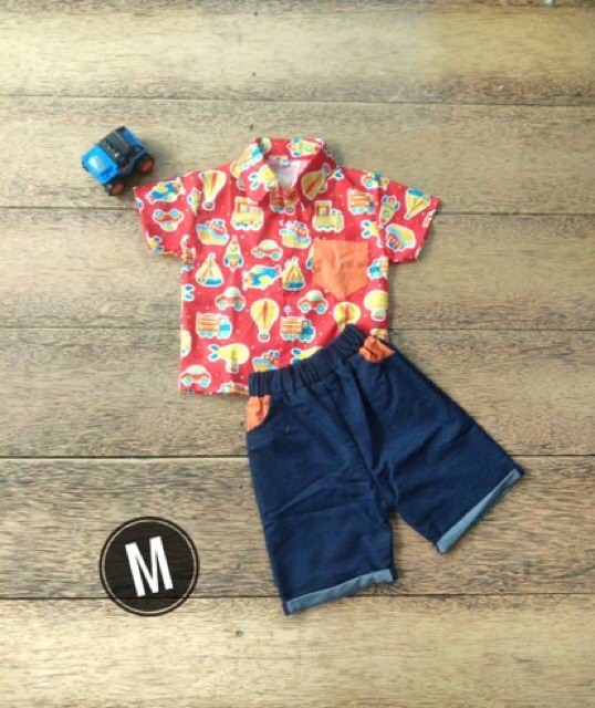 (bisa COD Harga Ecer Baju setelan arka anak laki, funny set boy bhn kaos adem dan celana katun catra