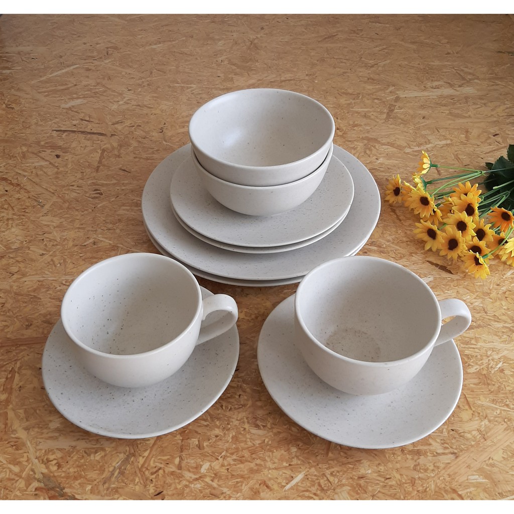 00138 Dinner Set Keramik Basement Set 10 Pcs / Dinner Set Keramik / Dinner Set Keramik Basement