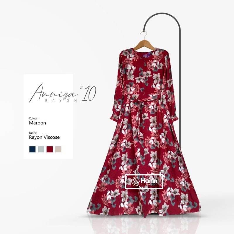 Ori Hanin Collection Rayon Annisa Flower