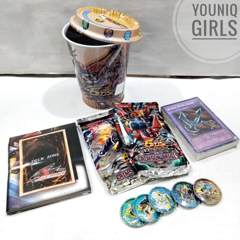 Kartu YuGiOh kaleng komplit
