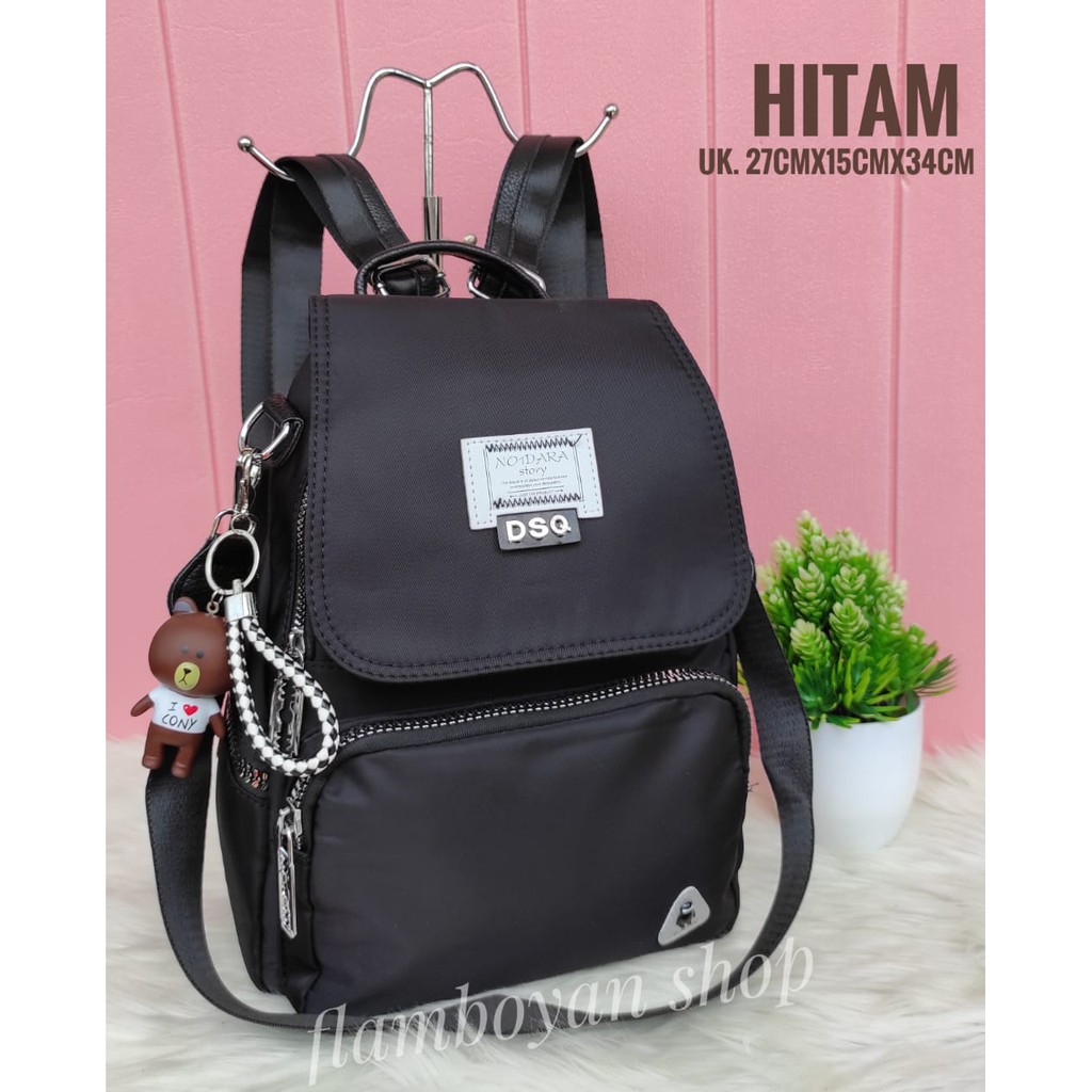 RANSEL WANITA FASHION IMPORT DSQI 2IN1 2#