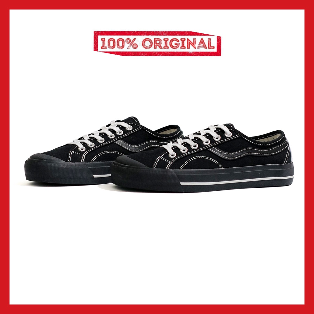 ORIGINAL - Sepatu Brand Lokal Kasual Pria Wanita No Brand Black Oreo Low Not Sneakers Ventela New Public Low Oreo