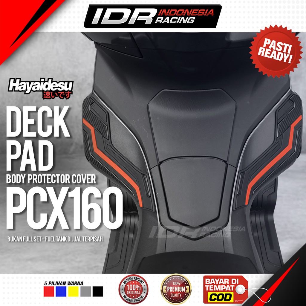 Hayaidesu PCX 160 2021 2022 2023 2024 Deck Pad Cover Body Protector Aksesoris Honda