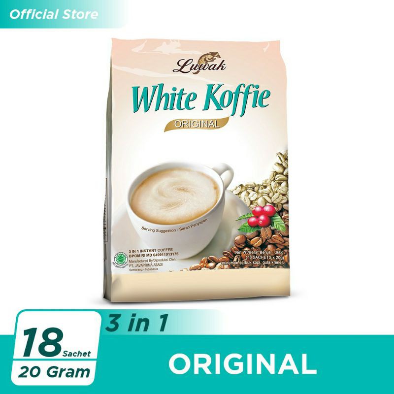 

LUWAK White Koffie Original isi 20 sachet