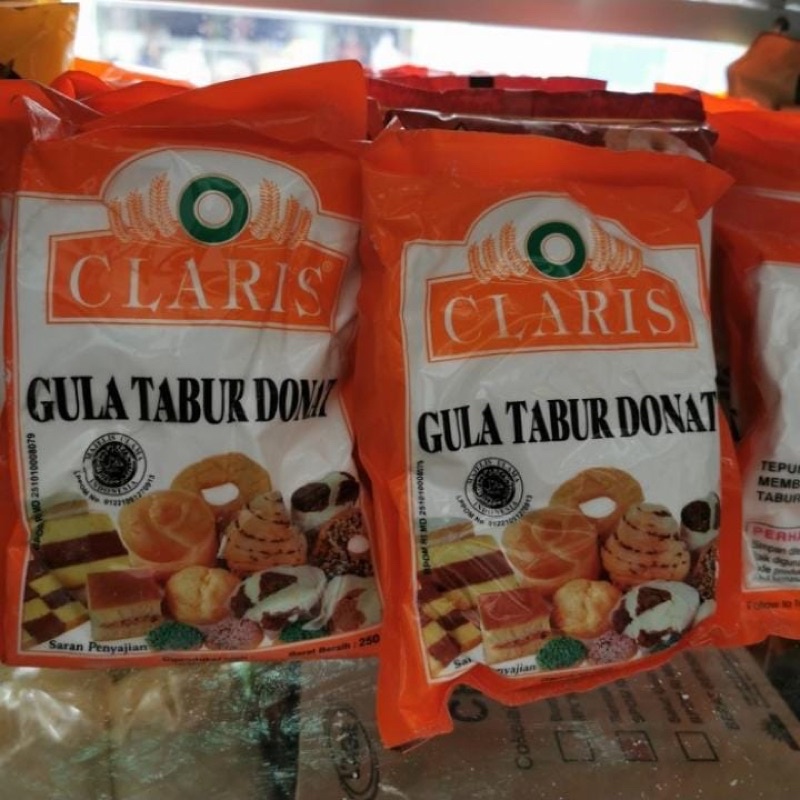 

Gula Halus & Gula Tabur Donat Claris 250gr