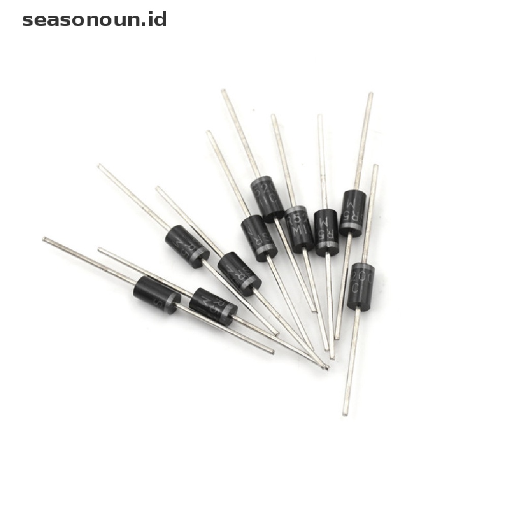 【seasonoun】 10 PCS SR5200 SB5200 MBR5200 5A 200V DIP Schottky Diodes .