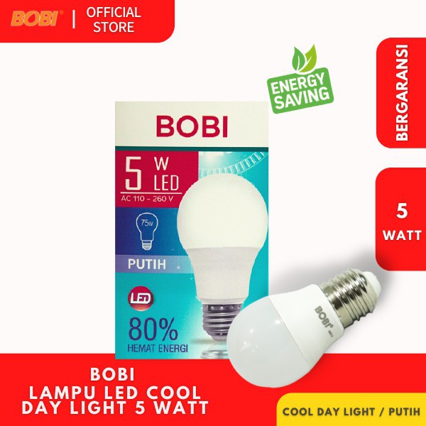 BIG SALE !!!!! Lampu LED A Bulat / Lampu Bohlam BOBI / Variasi 9W,15W,18W - Lampu Hemat Energi