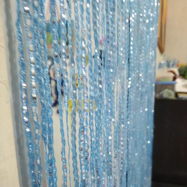 Tirai Benang Gliter Polos