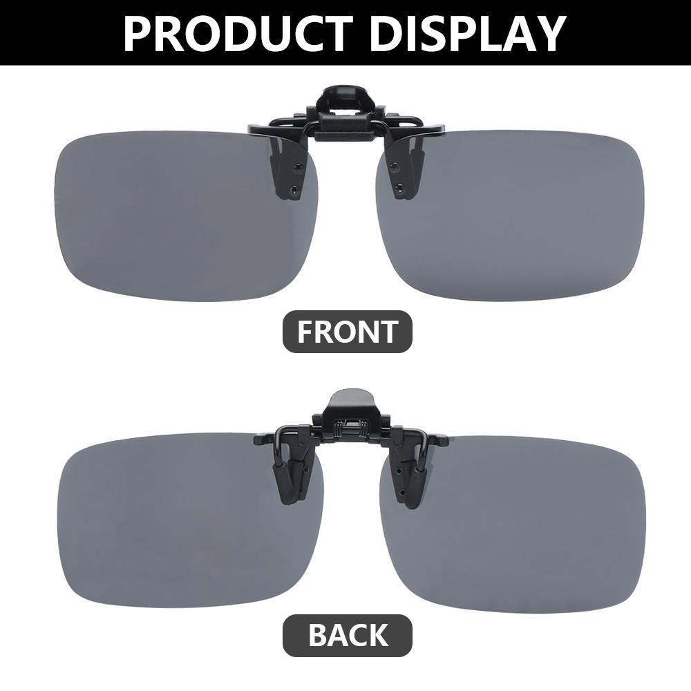 Nanas Clip-on Kacamata Hitam Outdoor Untuk Kacamata Resep Kacamata Anti Silau Night Vision