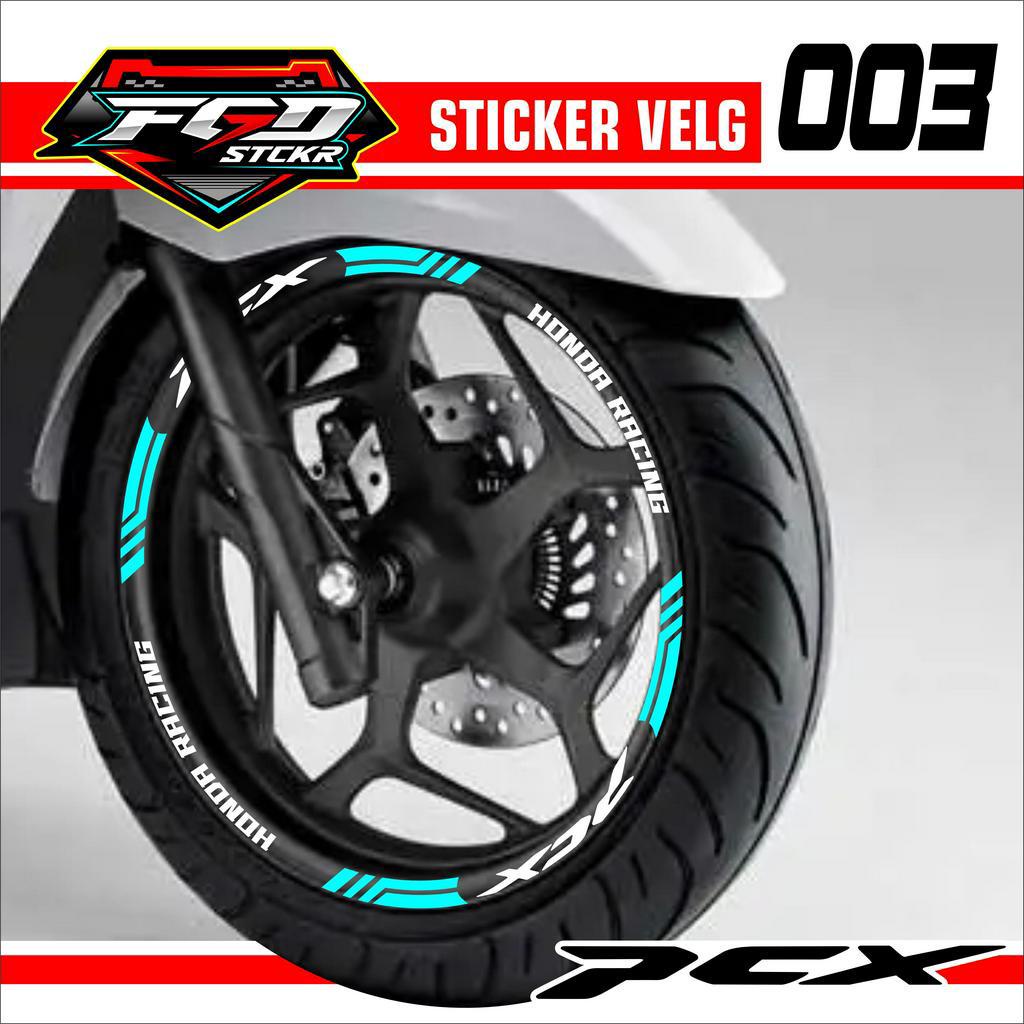 Cutting Sticker Lis Velg Honda PCX 150 / PCX 160 Variasi Reflektive 003