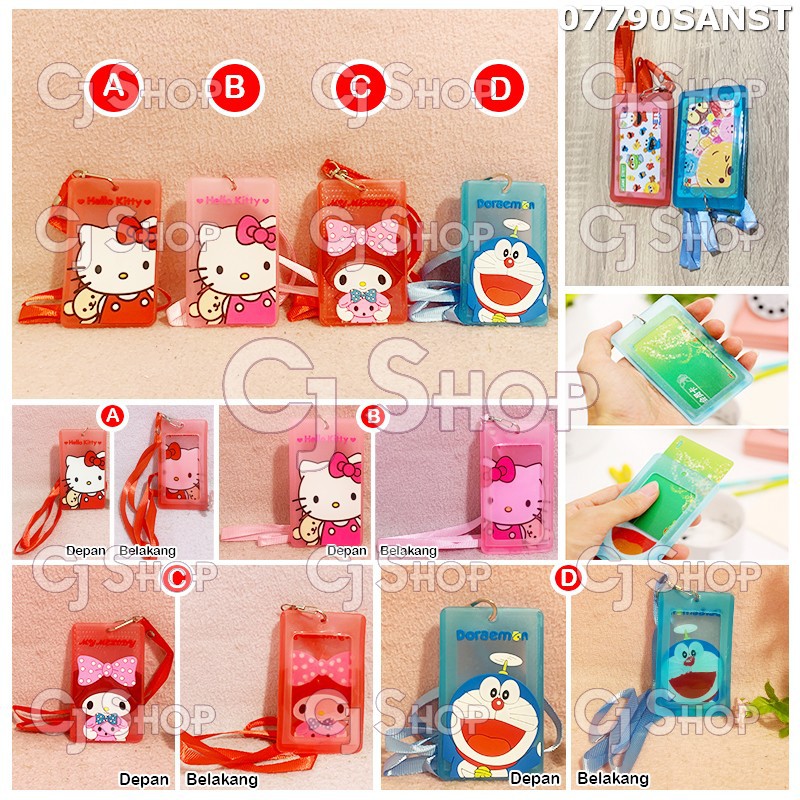 

Kitty Melody Doraemon Stitch Rilakkuma Baymax Name Tag ID Card holder karakter 07790 07791