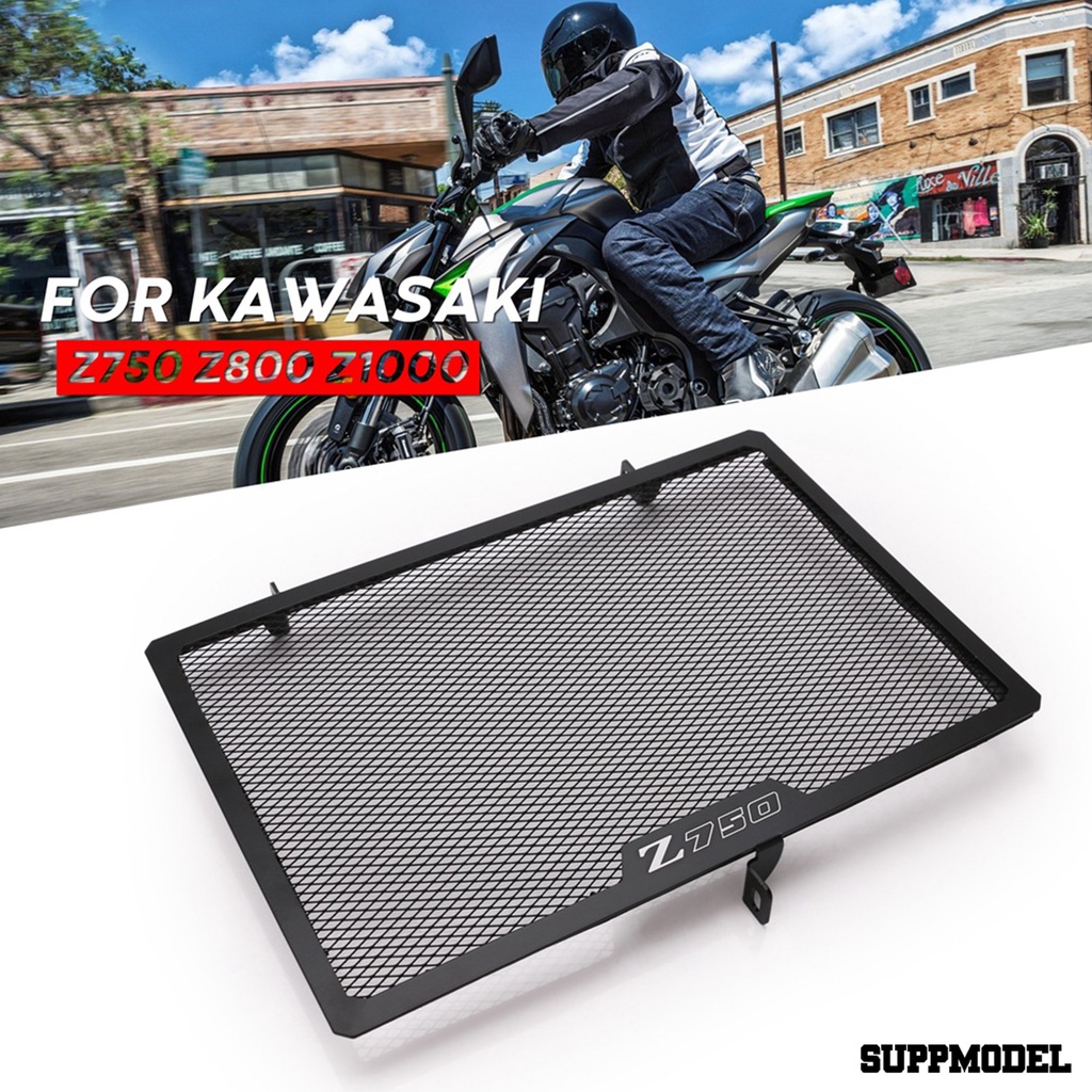 SPM Radiator Grille Cover Effective Compact Grid Shape Solid Guard Grille Protection for Kawasaki Z750 Z800 Z1000