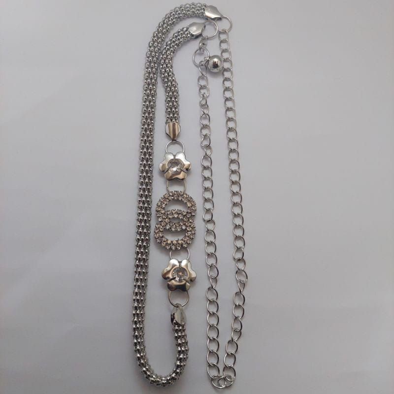 IKAT PINGGANG /GESPER RANTAI WANITA CROUN GOLD MEWAH/BELT DRESS