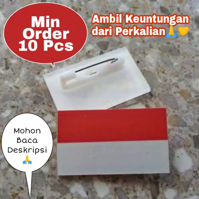 Pin Bendera Merah Putih Indonesia