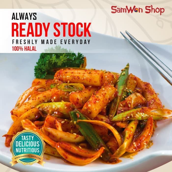 

Terlaris SAMWON TTEOKBOKKI / TOKPOKI 4 Ons / 400 Gr Spesial