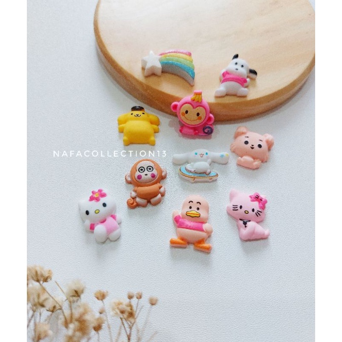 (10 pcs) Minimut Clay monkey n friend